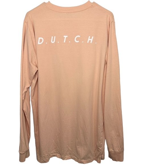Dutch Bros Light Pink Long Sleeve Tee “Friends” Style Dutch DB 1992 SMALL+LARGE - Picture 3 of 6
